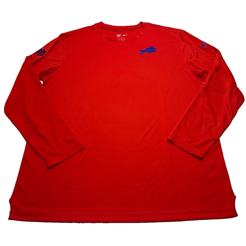 Nike Dri-Fit NFL Buffalo Bills Sideline Coach Performance Shirt Size XL 00M2-65N
